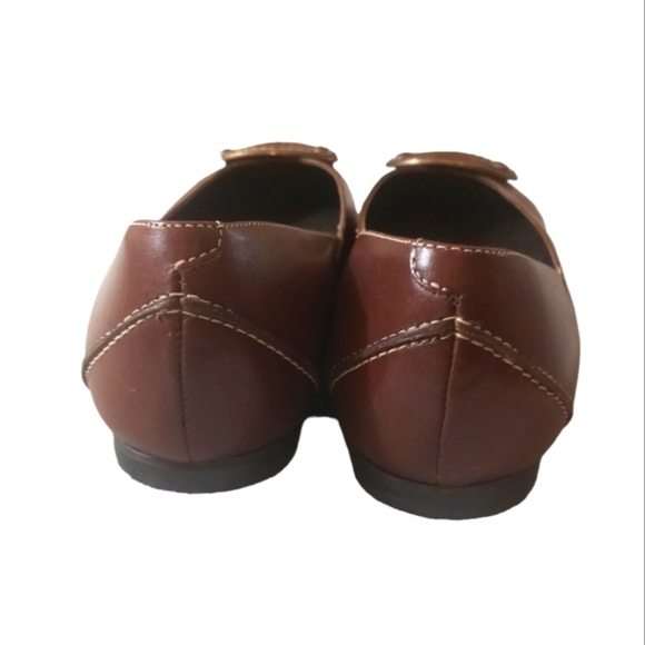 Talbots Ballet Flats Uniss Brown Leather Flats - Picture 6 of 10